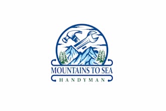 design an epic adventure, travel, outdoor, or camp logo