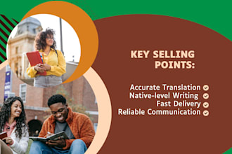 write and translate professional content in english, arabic, italian, french