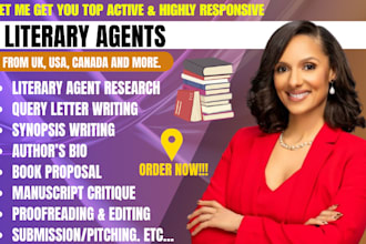 find match literary agent, for children book, manuscript book, screenplay, film