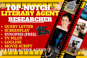 find responsive agent for screenplay, movie script, synopsis, film script