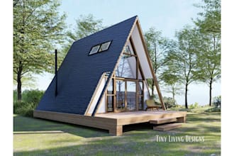 design custom tiny houses, small homes, frame houses, cabins, and container