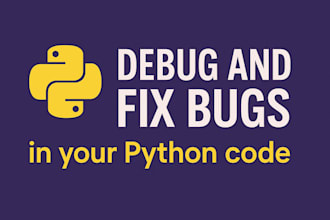 write, rewrite, debug and fix debug in your python code