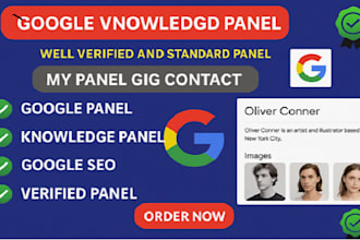 create a verified google knowledge panel for personal brand and company