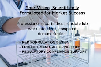 design formula for cosmetic pharma herbal products