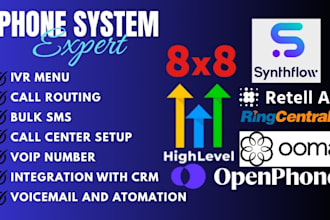 setup ringcentral ivr twilio 3cx vitalpbx freepbx aircall voip vicidial vapi ai