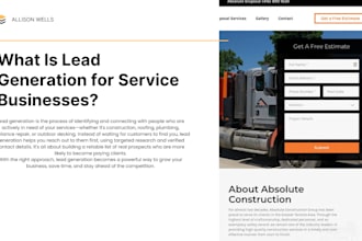 generate construction leads roofing plumbing home repair leads outdoor deck lead