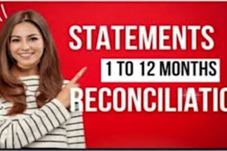 reconcile bank statement PDF to editable format