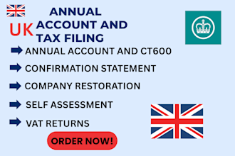 file UK company accounts and corporation tax return ct600