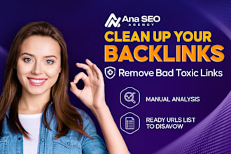 analyze and disavow toxic backlinks to reduce your spam score