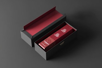 do custom box packaging design and product box design
