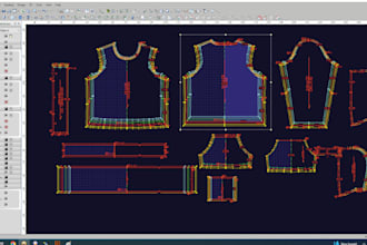 create sewing pattern and grading