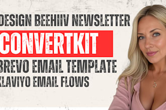design beehiiv newsletter, convertkit brevo email template, klaviyo email flows