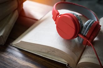 record voiceovers for audiobooks and podcasts