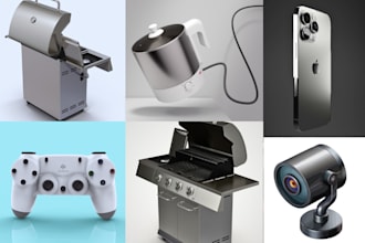 design 3d electronics 3d gadget prototype 3d industrial cad product model