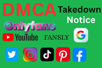 send dmca takedown notice to remove copyright infringement