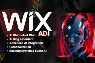 wix adi ai chat personalization consultant wix ai blog ai chat bot integration