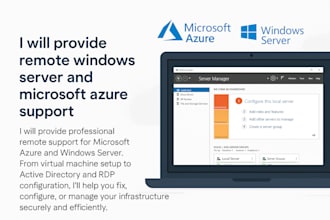 provide remote windows server and microsoft azure support