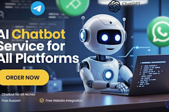 build powerful ai chatbots for website, whatsapp, and telegram