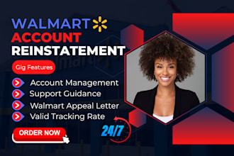 reinstate your walmart seller account with professional appeal and poa