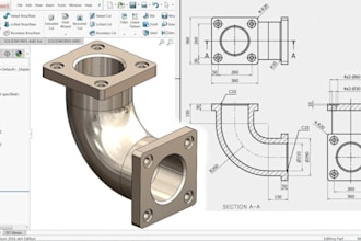 create 3d cad models and product designs in solidworks, 3d render fusion 360