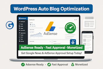 optimize your automated wordpress news blog for fast adsense approval