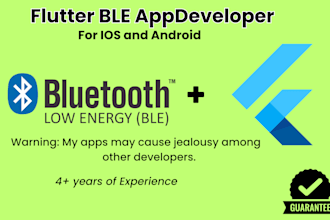 develop cross platform ble mobile app using flutter for ios