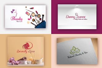 create fashion and beauty spa logo design for you