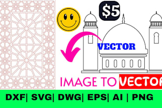 convert to vector adobe illustrator redraw logo vector file dxf svg dwg