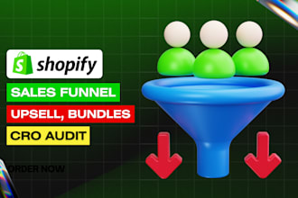 build shopify ecommerce sales funnel increase shopify conversion rate cro audit