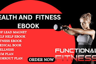 ghostwrite, design health fitness and medical  ebook, workout guide, lead magnet