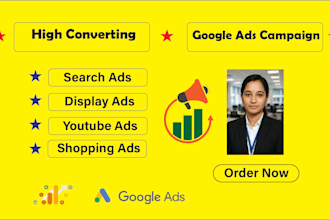 create and manage ROI focused google ads campaigns