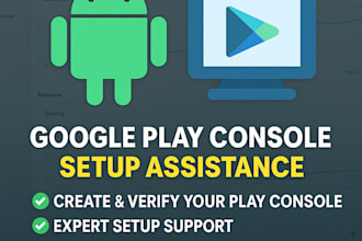 create a google play console developer account for you