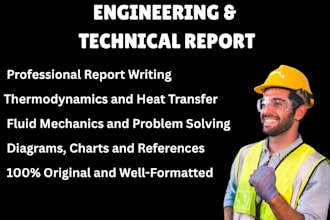 do engineering, thermodynamics, fluid mechanics, technical writing report