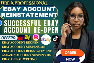 appeal and do ebay reinstatement of suspended or restricted ebay account