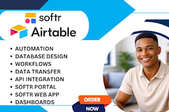 setup airtable database airtable automation softr webapp airtable expert