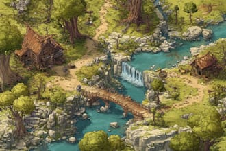 design fantasy map for your book