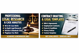 draft professional legal documents and contract templates