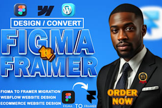 convert figma to webflow framer responsive ecommerce website design