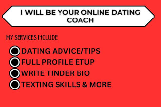 be your online dating coach