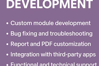 build and customize odoo erp system