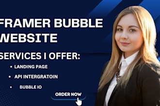 framer bubble io webflow website landing page website framer, bubble io