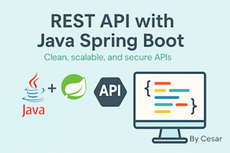 do  java spring boot application, microservice, API rest