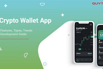 develop ai secure crypto wallet app, crypto portfolio tracker, trading bot, nft