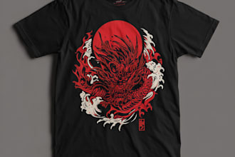 design japanese anime t shirts