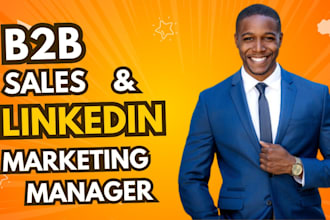 your linkedin b2b sales and marketing manager
