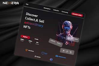 create a modern crypto website design in figma