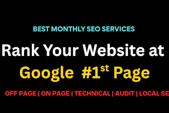 create high quality backlinks to improve your SEO rankings