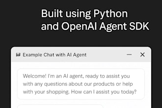 build an ai agent using openai sdk in python