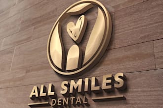 make your logo for dental medical healthcare hospital clinic