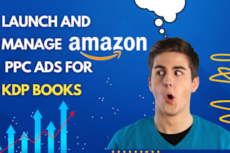 launch and manage amazon kindle PPC campaigns for faster KDP ranking